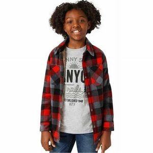 NEW Weatherproof Vintage Boys Flannel Button Down. SHIRT NOT INCLUDED!!!